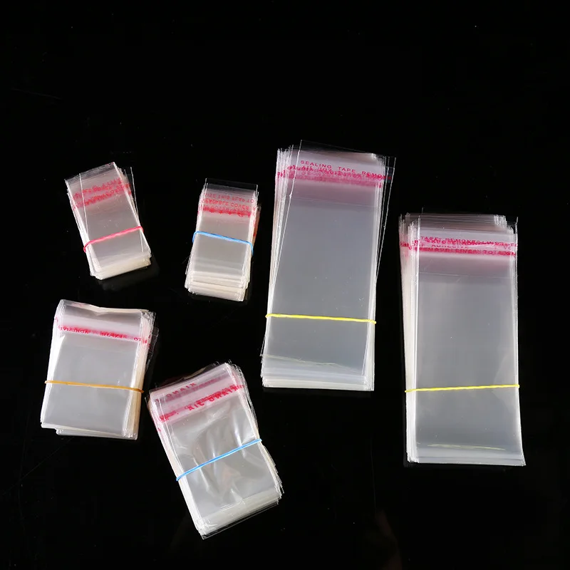 StoBag 5000pcs Wholesales Transparent Self Sealing Small Poly OPP Plastic Bags Jewelry Gift Packing Self Adhesive Candy Custom