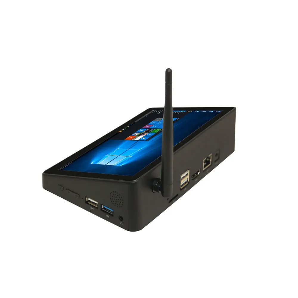 2G Ram 32G Rom 7 "F2 Mini Pc Met Intel Cherry Trail Z8350 Quad Core Windows 10 1.44Ghz Mini Tv Box Ondersteuning Ips Scherm Computer