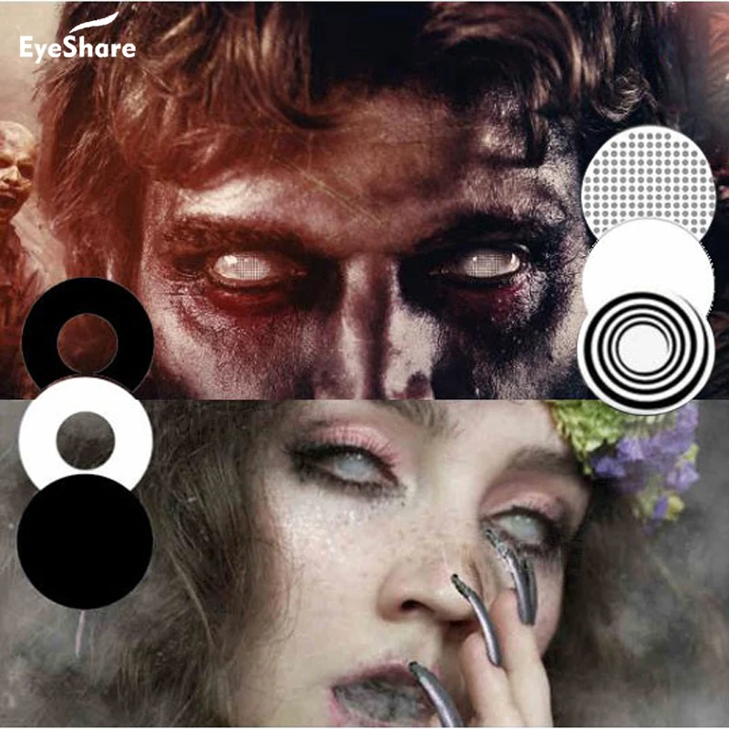 EYESHARE Cosplay Color Contact Lenses PURE Series Makeup Halloween Beauty Contact Lenses Eye Cosmetic Color Lens Eyes