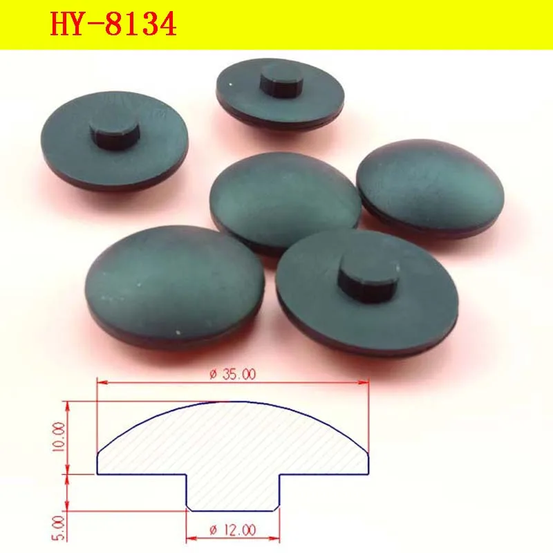 Rubber plug plastic chassis silicon rubber shock pad anti slip pad silicon rubber hole plug rubber cover 12mm silicon rubber pad