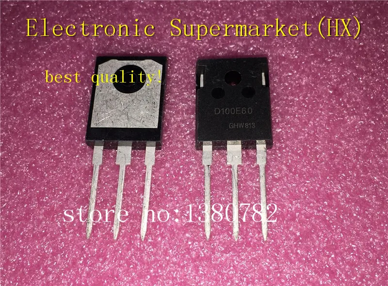 

Free shipping 20pcs/lots D100E60 IDW100E60 600V100A TO-247 IC best quality.