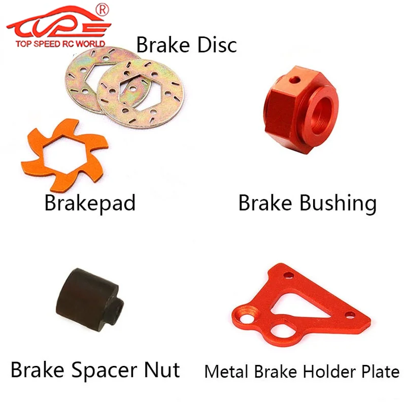 

Metal Brake Fixed Disc or Spacer Holder or Plate Disc or Brake Hub for 1/5 HPI Rofun Rovan KM BAJA 5B 5T 5SC Truck Rc Car Parts