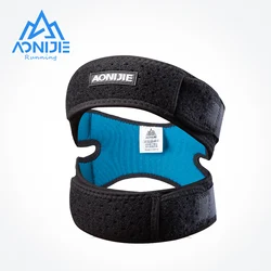 AONIJIE E4096 Dual Rotula del Ginocchio Della Cinghia di Atletica Leggera a forma di X Brace Support Pad Sollievo Dal Dolore Fascia Escursioni Calcio Basket Pallavolo