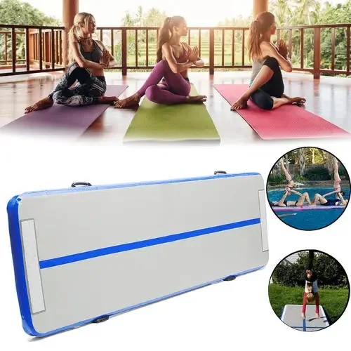 Gymnastics Air Track Inflatable Tumbling Mat AirTrack 5m for Yoga Cheerleading Practice Gymnastics Beach Park Home use