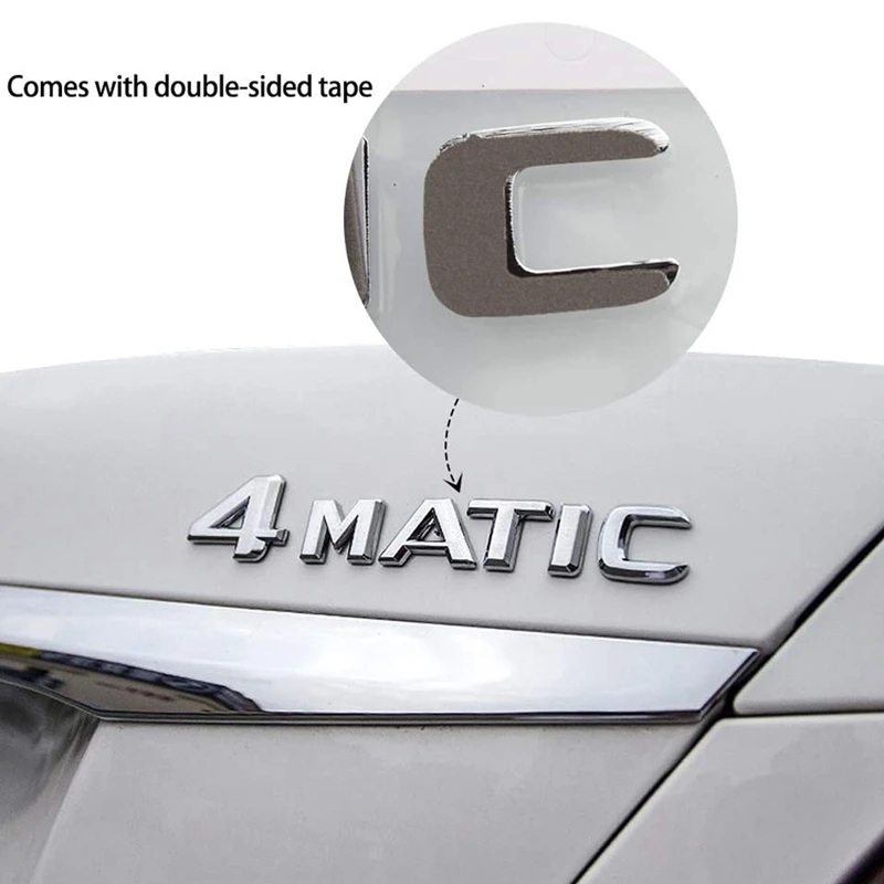 4MATIC السيارات جذع الباب الحاجز الوفير شارة ملصق مائي شعار لاصق ملصق استبدال لمرسيدس بنز