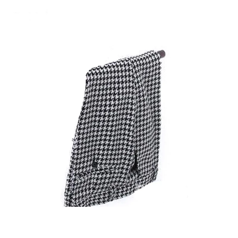 

Houndstooth Suit Pants Men Formal Men's Clothing Suits & Blazer Suit Trousers Plaid Tweed Man Formal Spring Dress Pants Wool