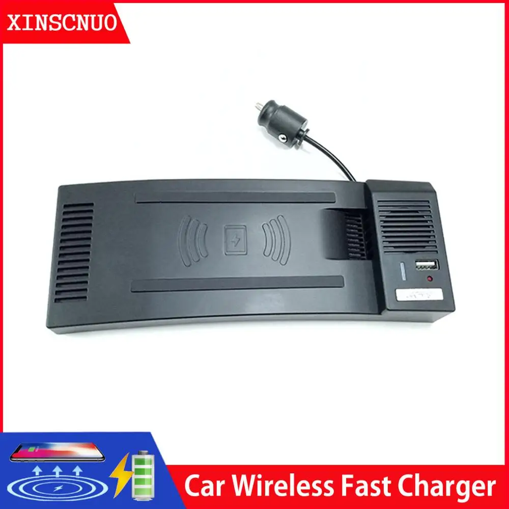 Car Accessories wireless mobile charger For Audi A4L/A6L/A5/Q5L/Q7 QI wireless Fast charging phone Car Charging Pad