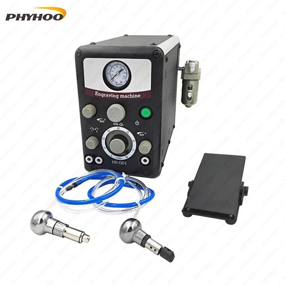 Phyhoo ferramentas de gravação manual e configuração de pedra gravermax g8 configuração rápida máquina de gravação pneumática fabricação de jóias