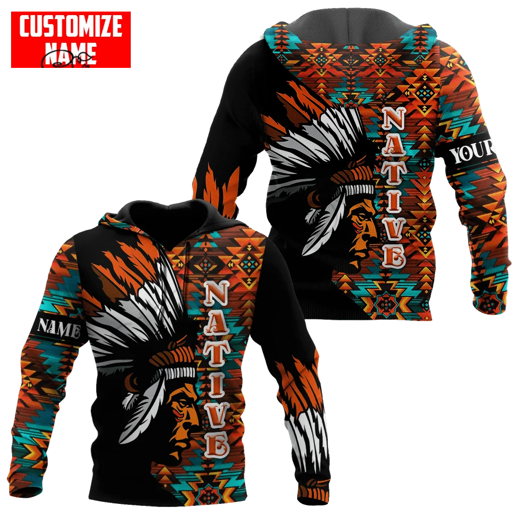 

PLstar Cosmos Newest 3Dprinted Native Cheif Custom Name Harajuku Premium Streetwear Unique Unisex Hoodies/Sweatshirt/Zip Style-5