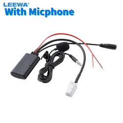LEEWA Car Wireless Bluetooth Module Music AUX Adapter For Suzuki Sx4 Grand Vitara Auxiliary Line Aux Audio Receiver Cable #6292
