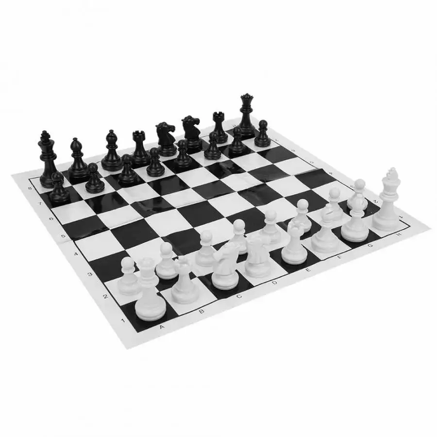 Chess Portable Plastic International Chess Set Activities backgammon children Educational toys Child learning tool