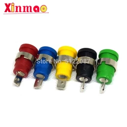 5 Pcs 4mm Banana Plugs Female Jack Socket Plug Wire Connector 5 Colors Each 1pcs Multimeter Socket Banana head Female