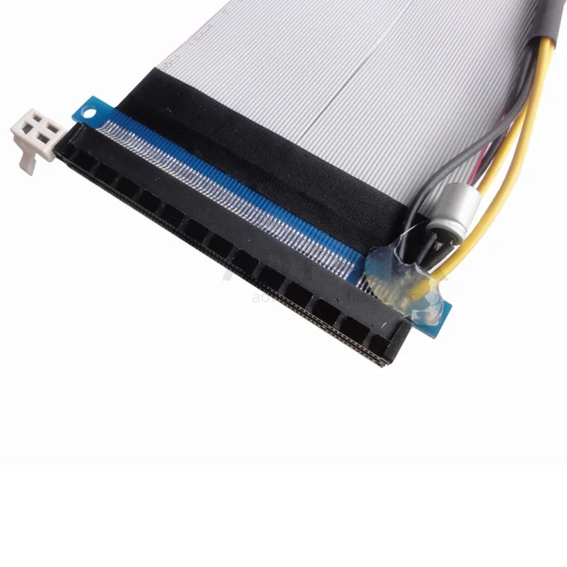 كابل موسع شريط Bitcoin المرن PCI Express 16X وصلة PCIe X16 مع طاقة موليكس 4Pin 12 فولت لمعدات التعدين