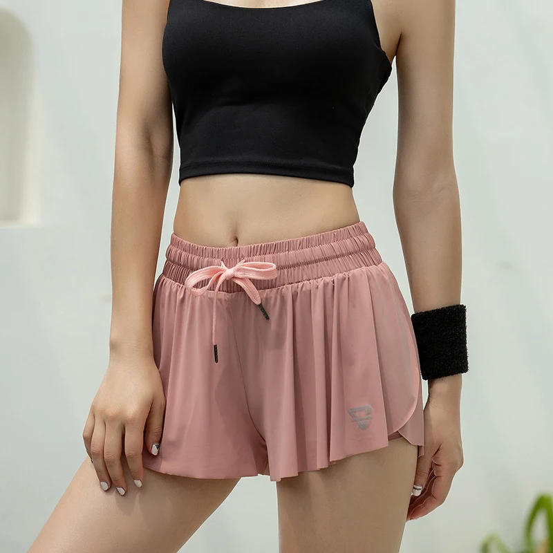 Summer Sports Shorts Women Fitness Tights Yoga Pants Stretch Running Training Athletic Shorts Skirts Tennis Baseball Short skirt