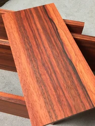 African Padauk Wood Strips Board / Slats,2 Pieces, 6mm - 10mm Thick,100mm - 150mm Wide,for Cabinetry Musical Instruments Guitars
