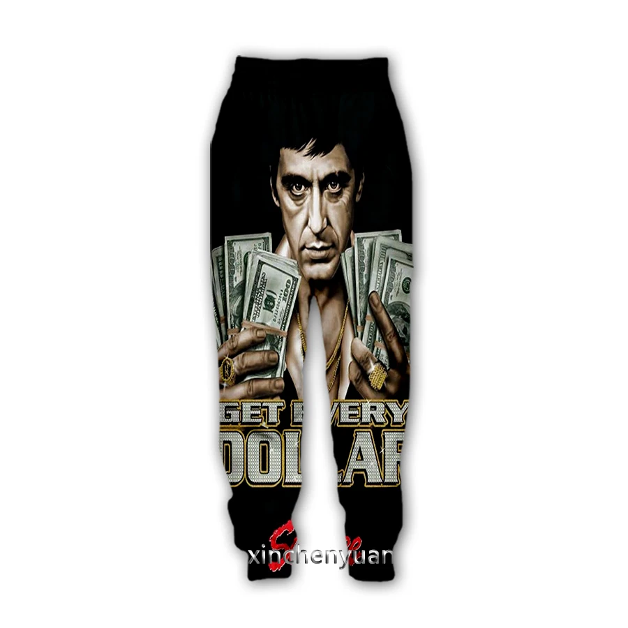 Scarface 3D Print dorywczo spodnie sportowe spodnie dresowe proste spodnie dresowe spodnie do joggingu spodnie Y49