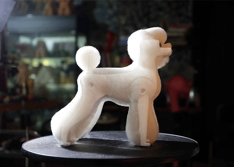犬のグルーミングモデル,テディベアモデルのトリミング,練習用,毛皮5個