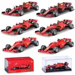 Bburago-F1式車のおもちゃ,2020 Fulari,sf1000,sf90,#16,静的キャスト車,収集可能なモデル,レースカーのおもちゃ