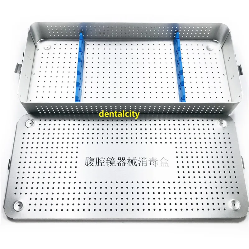 Aluminium Alloy Laparoscope disinfection box sterilization tray case