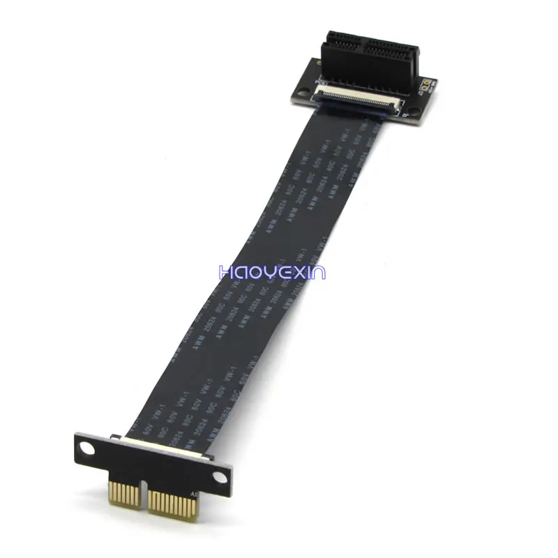 pci-e 1X FPC Express Riser Extension Single Slot High Speed Cable with PCI-E x1 cord 1x riser cable  Network card sound card