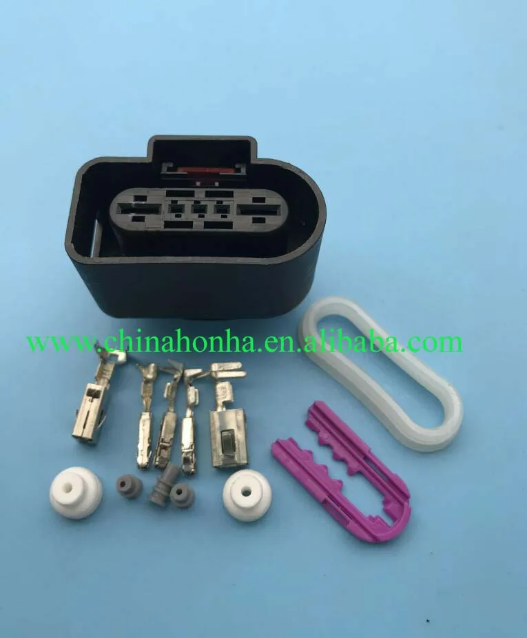 5sets 5pin hybrid 1.5mm 6.3mm auto female housing plug modified parts wiring harness connector 1K0919231