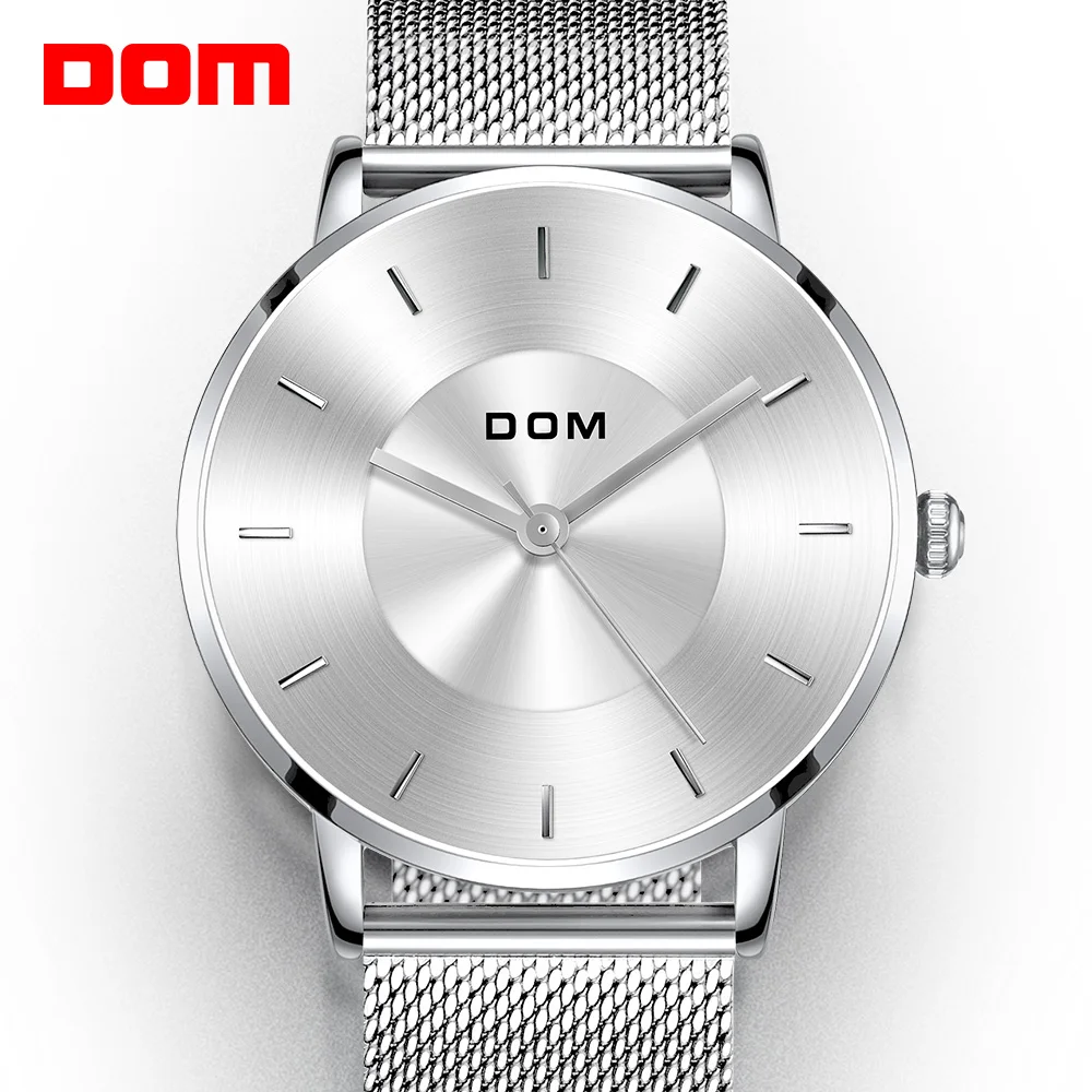 

DOM Watch Men Fashion Sport Quartz Clock Mens Watches Top Brand Luxury Business Waterproof Watch Relogio Masculino M-1289D-7M