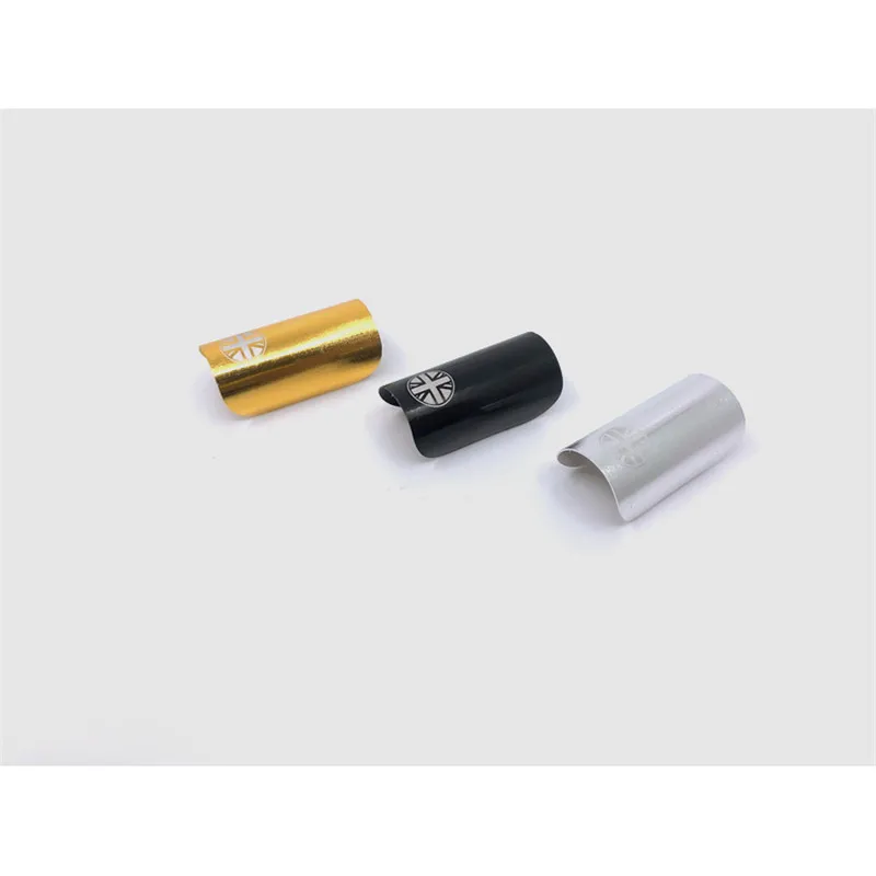 1 set of folding bicycle rear fork protection sticker aluminum for brompton prevent scratching the British wind 4.8g