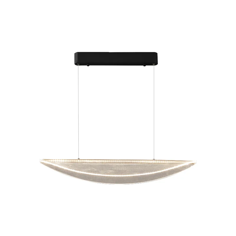 Modern Minimalist LED Pendant lights Model Room Designer Living Room Dining Room Coffee Shop Acrylic Leaf Creative Lamp