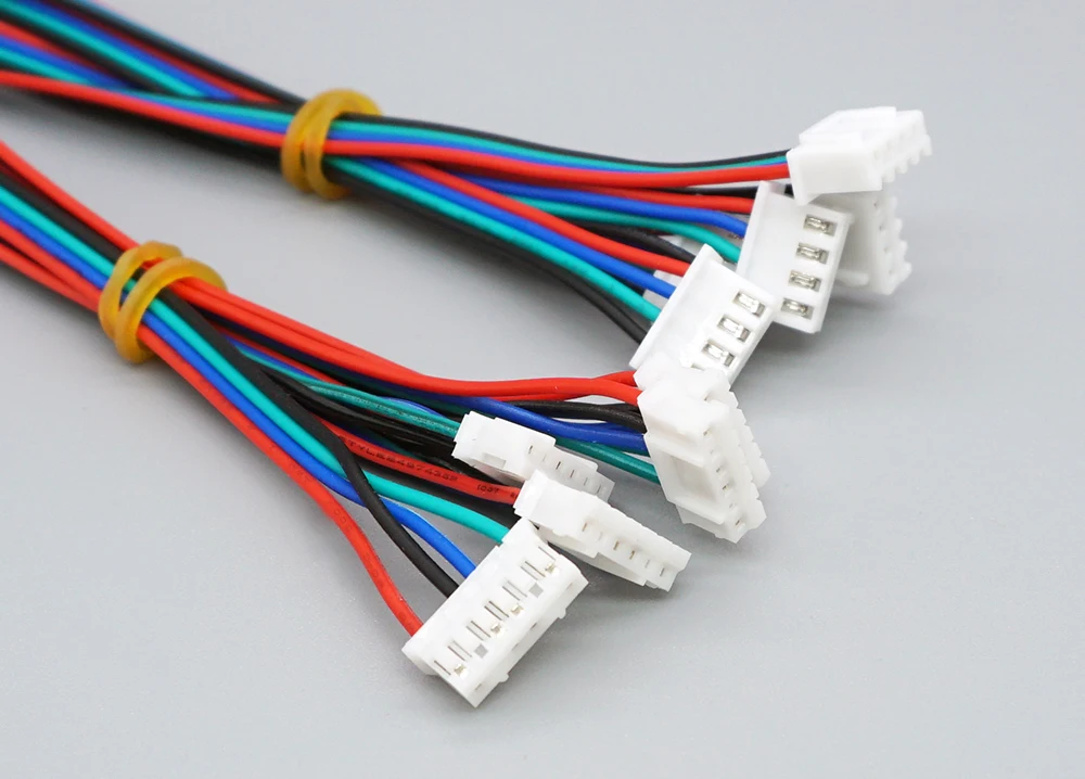 5 teile/los 3D Drucker Teile Stepper Motor Kabel 1M/2M 2,54 4pin-XH 2,0 6pin für stepper Motor Kabel Stecker – Detail 3