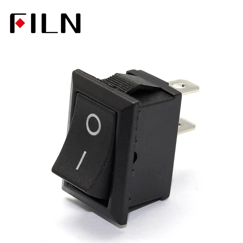 KCD1-101 MRS-101 2 pins on off Snap-in Rocker Switch Mini Switch 21x15mm 6A250VAC 10A 125VAC