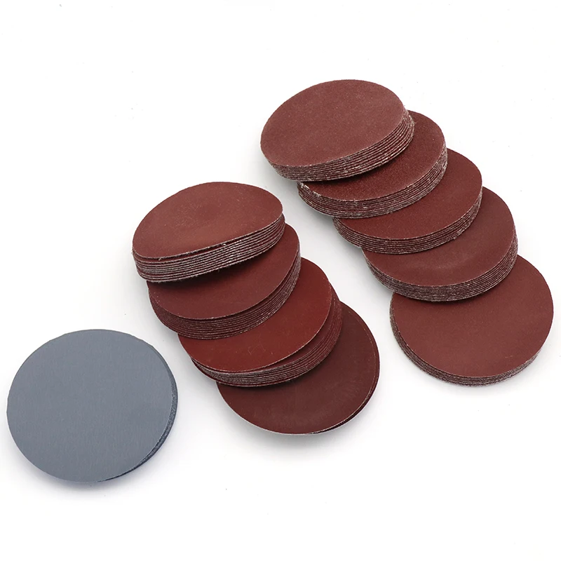 100Pcs 75Mm 3 ''Circulaire Massaal Polijsten Schuurpapier Disc Met Grutten 80-3000 Slijpen Metaaldetector Timmerman zand Lakens
