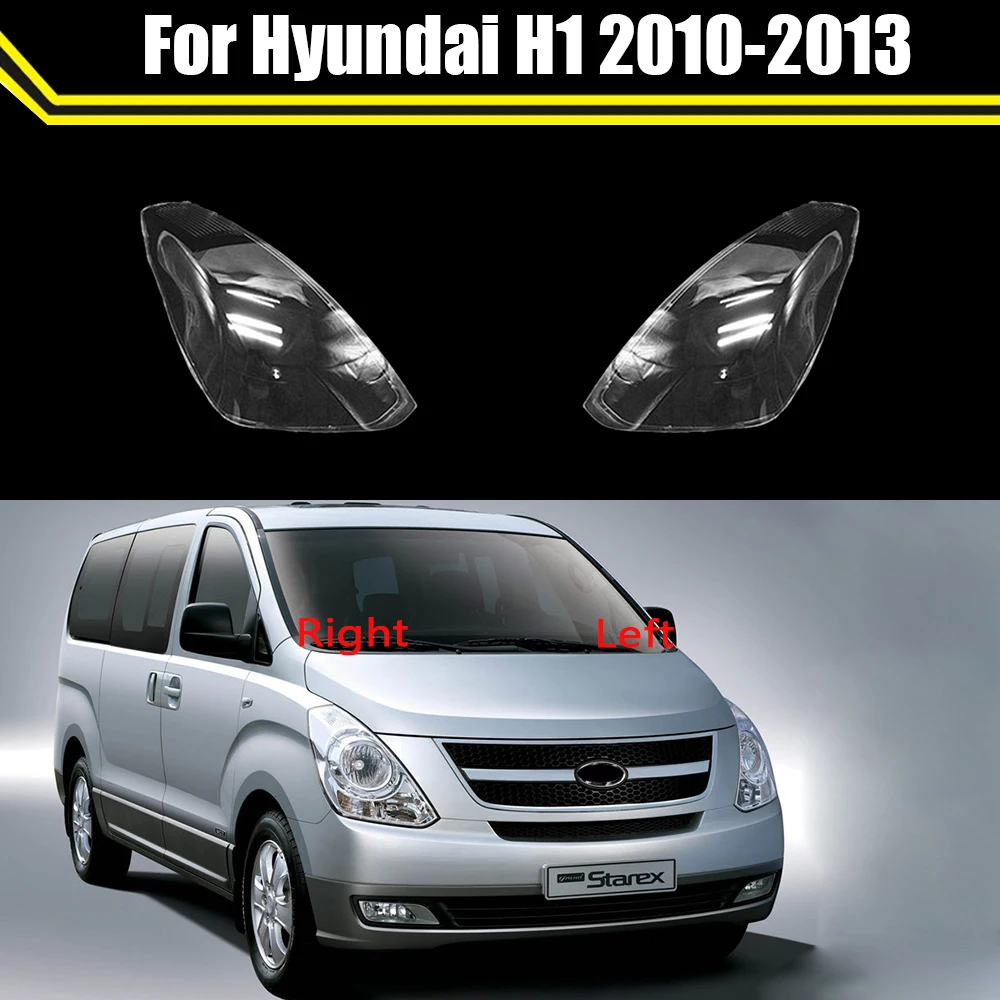 Auto faro anteriore lente vetro Auto Shell faro paralume lampada frontale copertura della lampada copertura della lampada per Hyundai H1 2010 2011