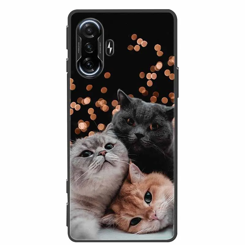 Pour Redmi K40 Jeu Antichoc en silicone Souple TPU Couverture Arrière Pour Xiaomi Redmi K 40 K40 K50 Jeu Étuis de Téléphone De Dessin Animé Mignon