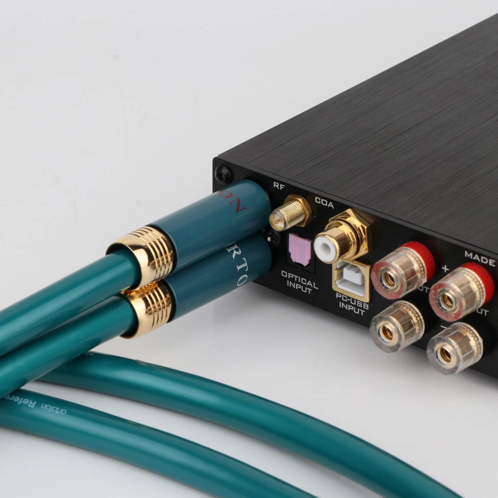 

Hifi X406 Ortofon RCA Cable Hi-end CD Amplifier Interconnect 2RCA to 2RCA Male Audio Cable