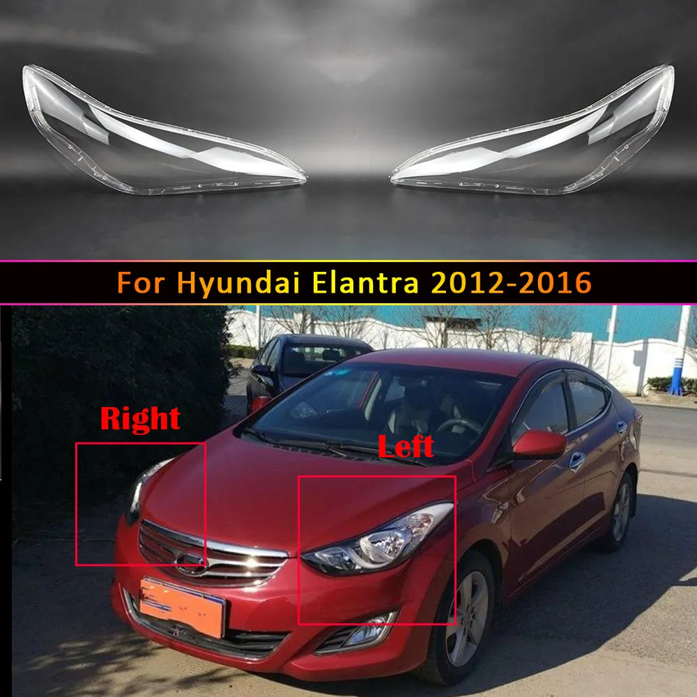 

Автомобильная фара для Hyundai Elantra 2012 ~ 2016, крышка фары, сменная крышка автомобиля