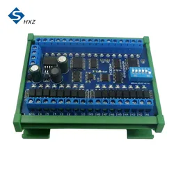 DC 12V 24V 16 Input 16 Output RS485 Remote Control Switch PLC IO Expansion Board 03 06 16 Modbus RTU Module