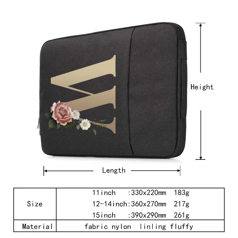 Laptop Sleeve Case 11 12 13 15 15.6 Inch Notebook Travel Carrying Case for Macbook Air Pro HP Asus Lenovo Dell Waterproof Case