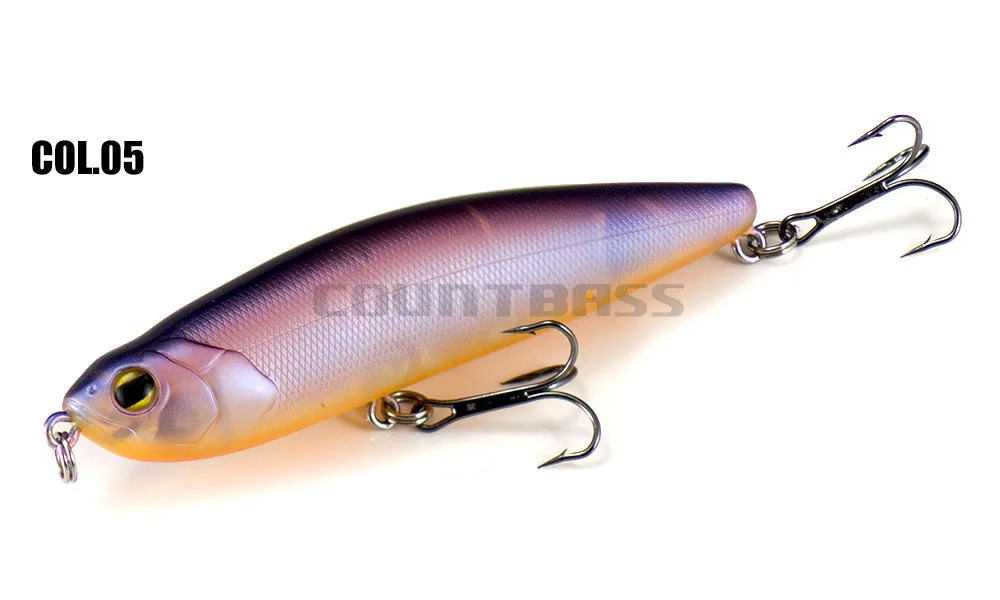 Countbass Floating Hardbaits 100 mm 3-15/16 Zoll 19 g 43/64 oz., Topwater Angelköder Bleistift Leurre Surface Popper Wobbler – Detail 10