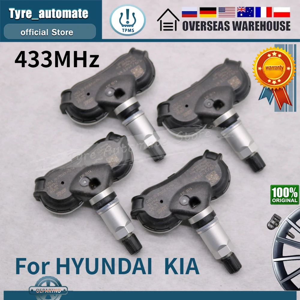 52933-2S410 Tyre Pressure Sensor TPMS FOR 2013-2015 HYUNDAI IX35 [LM] TUCSON [LM] KIA SPORTAGE [SL] 433MHz 529332S410 529333M000