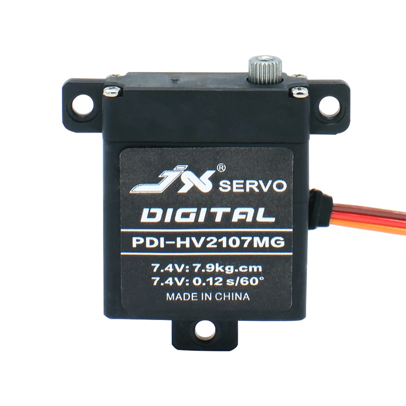 JX Servo PDI-HV2107MG 7.9kg CNC Steering Torque Digital Metal Gear Core Standard Servo For RC Fixed Wing Airplane