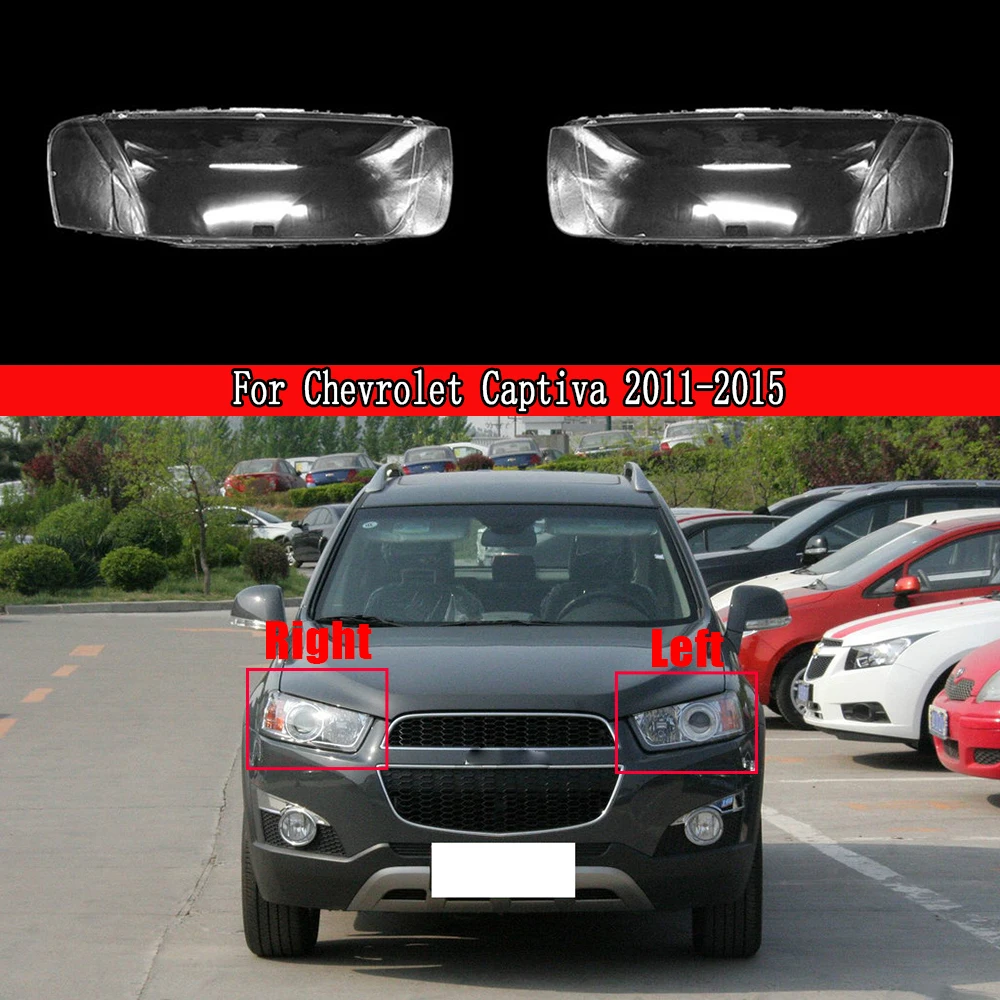 

For Chevrolet Captiva 2011 2012 2013 2014 2015 Front Headlamp Cover Transparent Lampshade Plexiglass Replace Original Lens