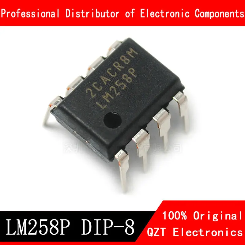 10 Buah/Lot LM258P DIP8 LM258 DIP LM258N DIP-8 IC Baru dan Asli Dalam Stok