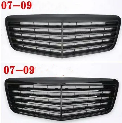 Front Bumper Grill Mask Radiator Grille for Mercedes-Benz W211 E200 E230 E280 E350 Racing Grills Car Exterior Accessories