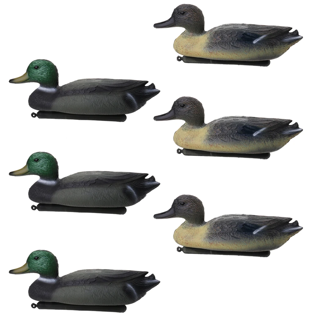 

Hunting Male/Female Decoy 3D Lifelike Floating Drake Duck Decoys Outdoor Hunting Decoy for Fields Farm Hunting Fishing Shooting