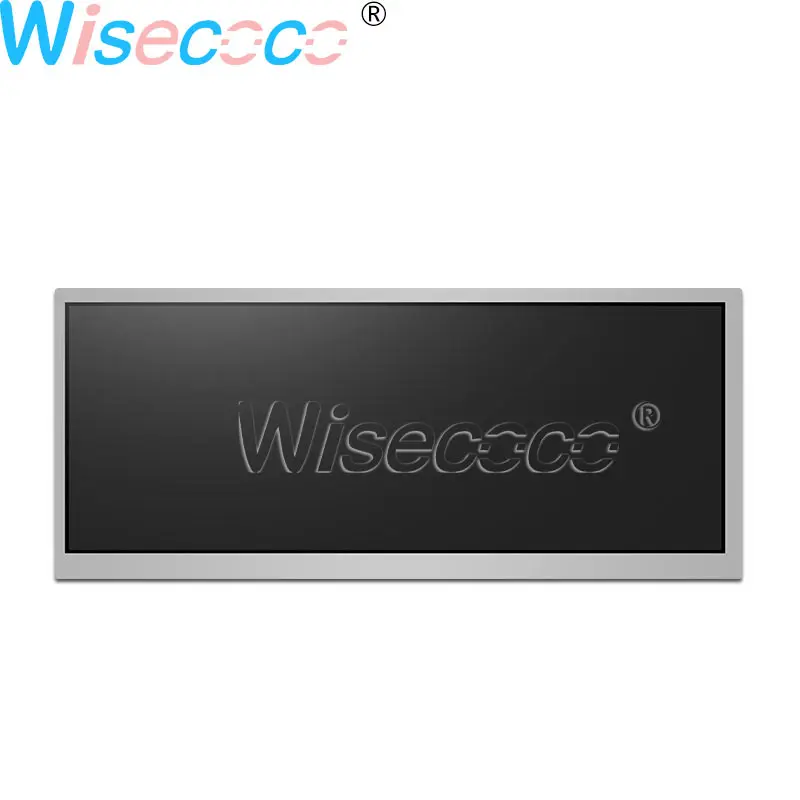 Wisecoco 12.3 Inch Bar Display 850nits IPS Wide Screen LVDS 50pins MIPI DSI USB WIFI BT Android System Driver Board Controller