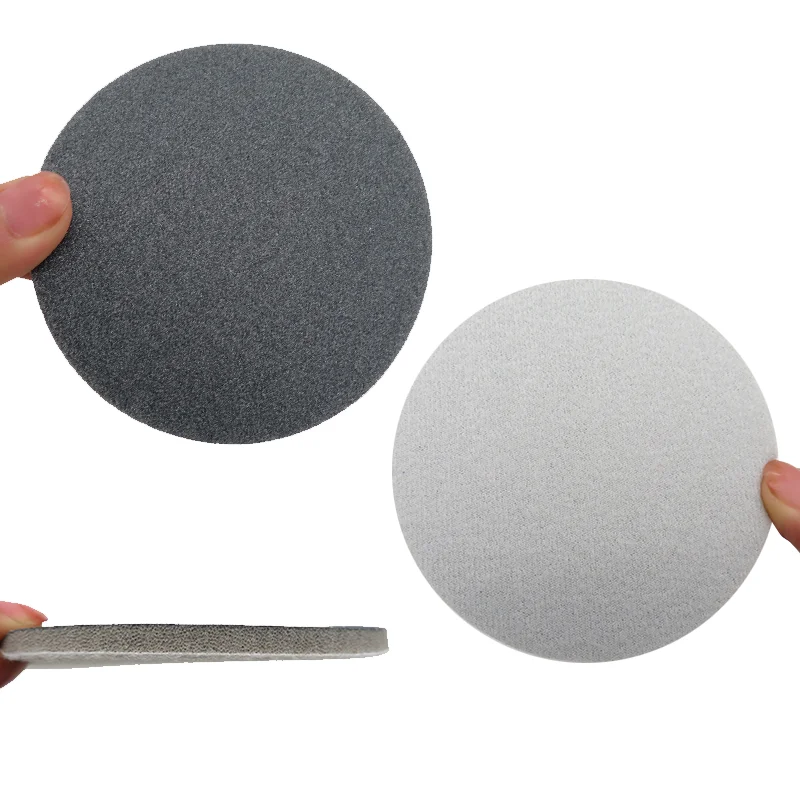 P3000 Sandpaper Hook&Loop 2/3/5/6 Inch 50mm-150mm Round Abrasive Flocking Dry and Water Sanding Paper Corundum 3000 Grit