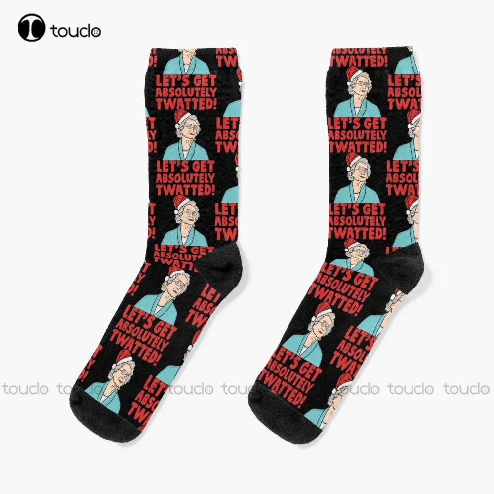 

Doris Gavin And Stacey Christmas Socks Boy Socks Personalized Custom Unisex Adult Teen Youth Socks 360° Digital Print Gift