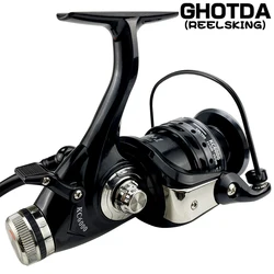 Spinning Fishing Reel 13 + 1 BB lewy/prawy łódź Rock Lure Fishing podwójny hamulec koła