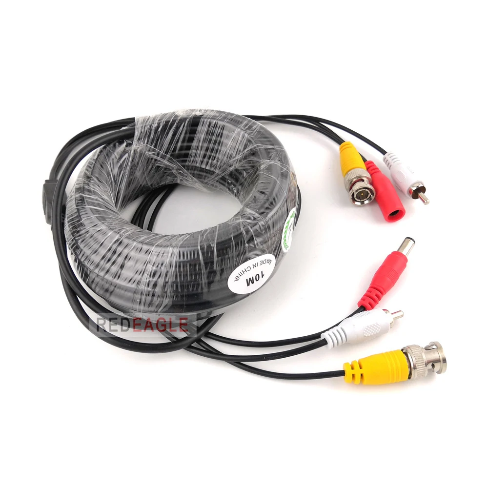 BNC CCTV Cable Coaxial 5M 10M Security Camera Video Audio Power BNC Cable for AHD CVI TVI CCTV DVR Surveillance System