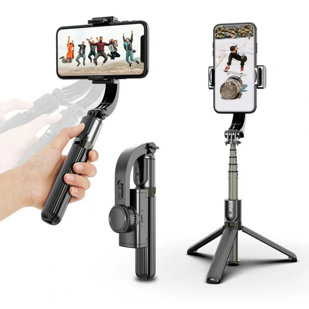 Phone Stabilizer Practical Built-in Gyro Detachable Remote Control Phone Gimbal Tripod